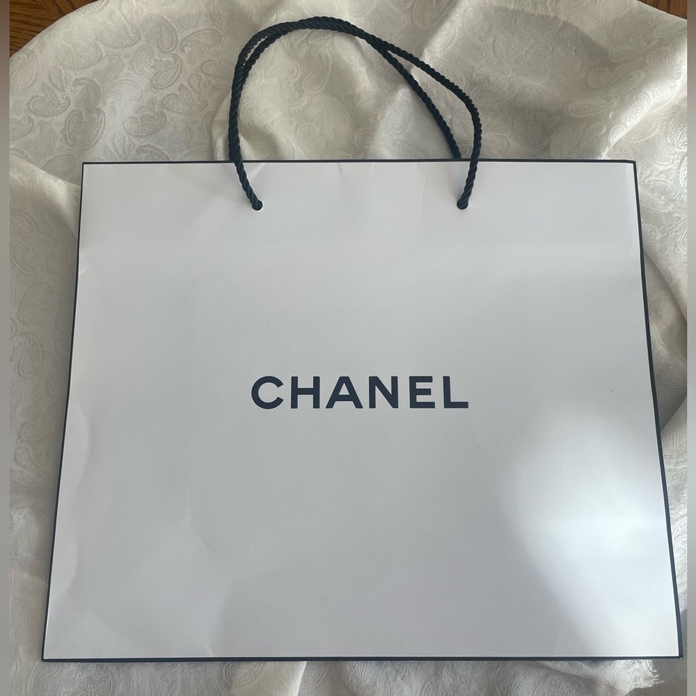 Chanel White Gift Bag